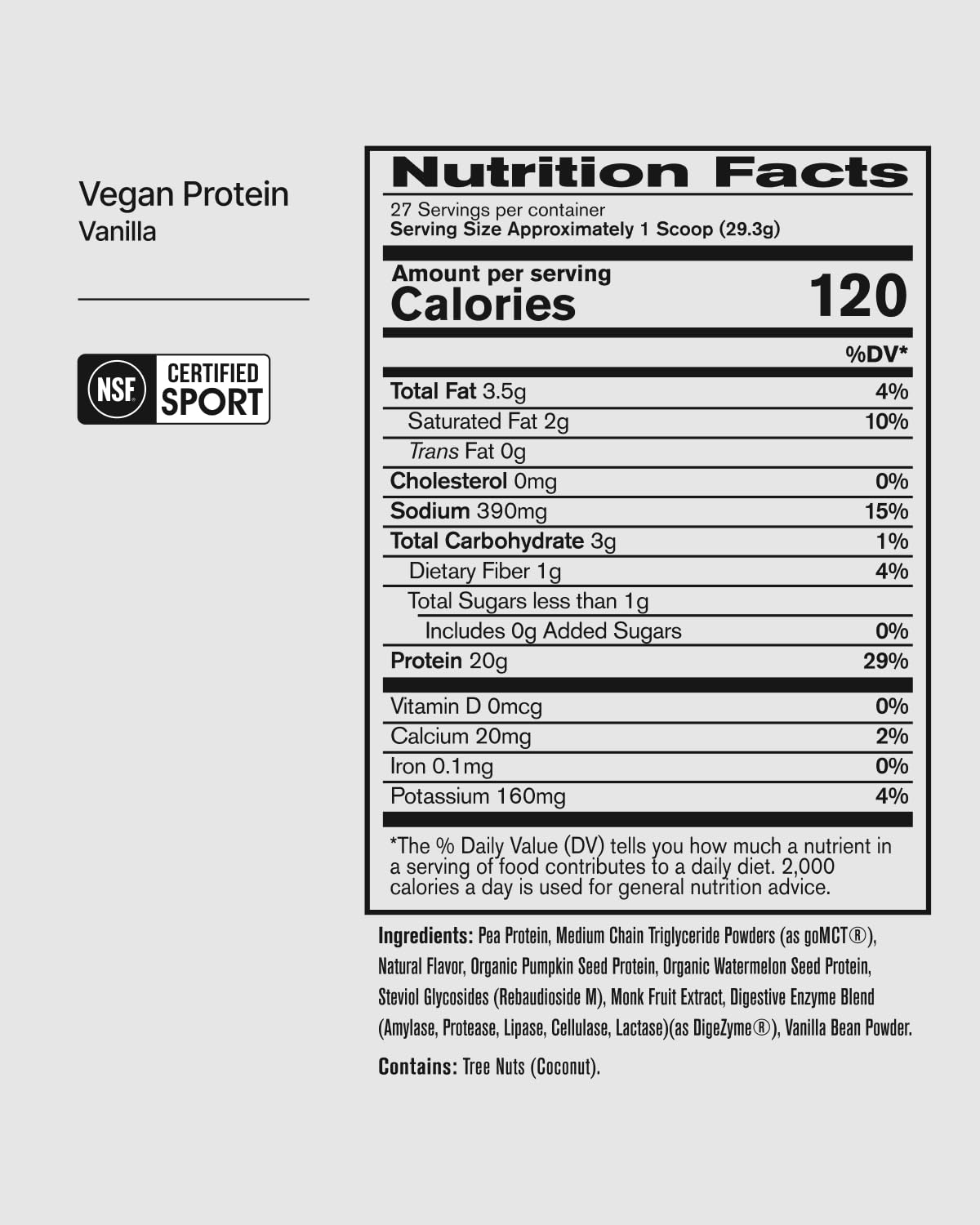 Bare Performance Nutrition Vegan Protein