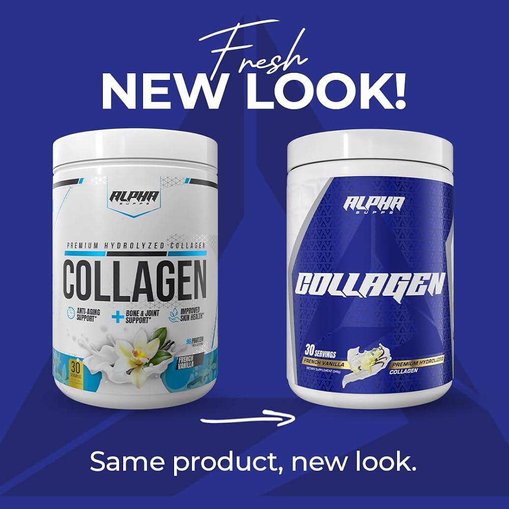 Alpha Supps Premium Hydrolyzed Collagen Protein Powder - Collagen