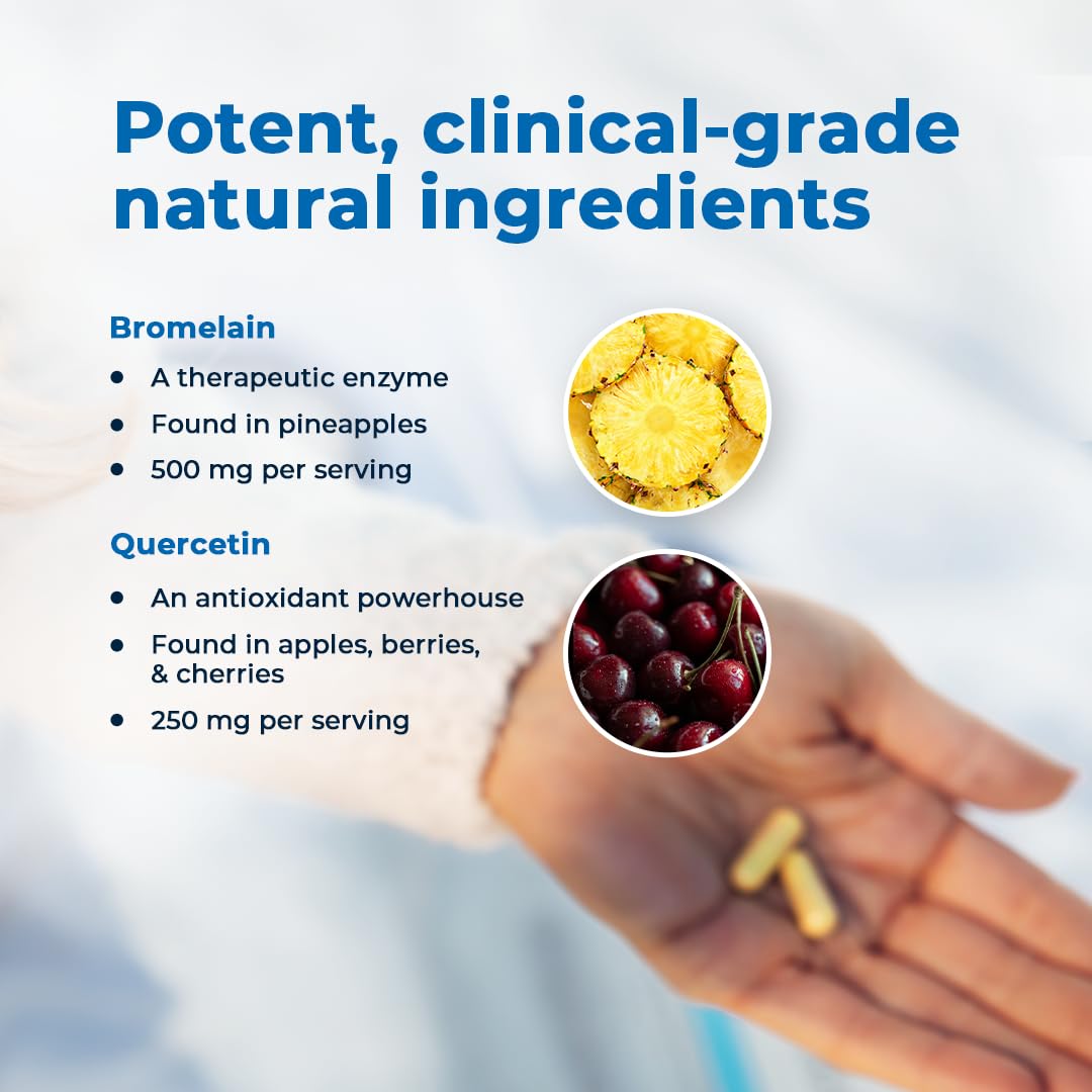 VitaMedica Bromelain & Quercetin Supplement - 20 Capsules - image 4