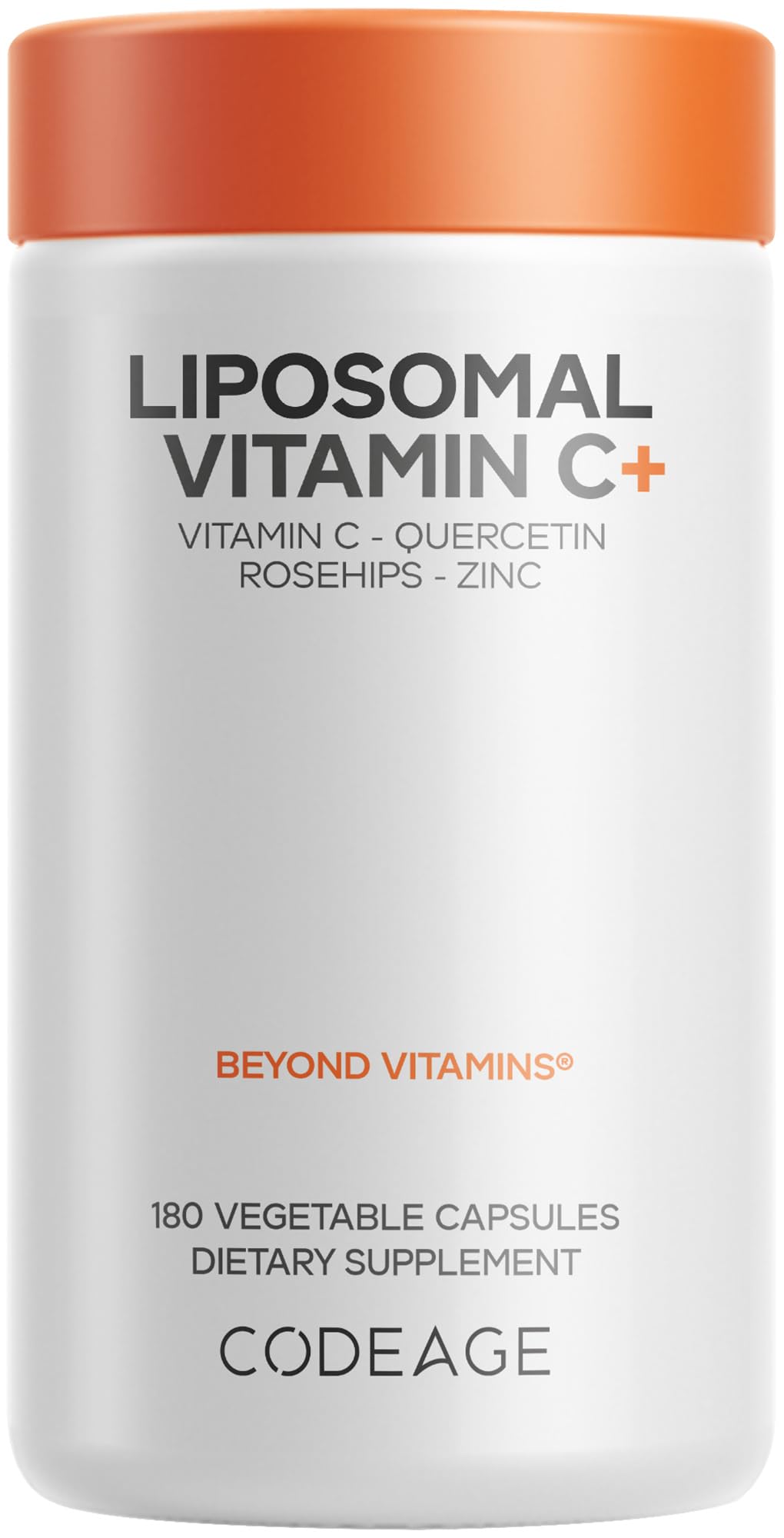 Codeage Liposomal Vitamin C 1500mg with Zinc