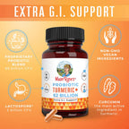 MARYRUTH'S Probiotic Turmeric Curcumin with GI Support - 60 Capsules - image 6