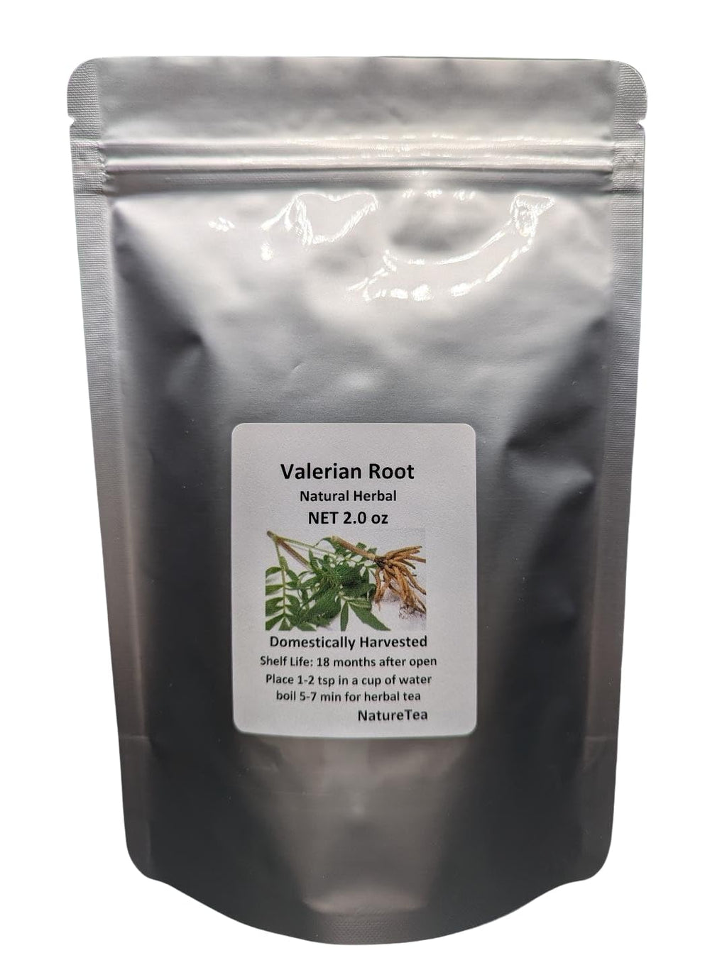 Nature Tea Valerian Root Dried Loose Cut - 2 oz
