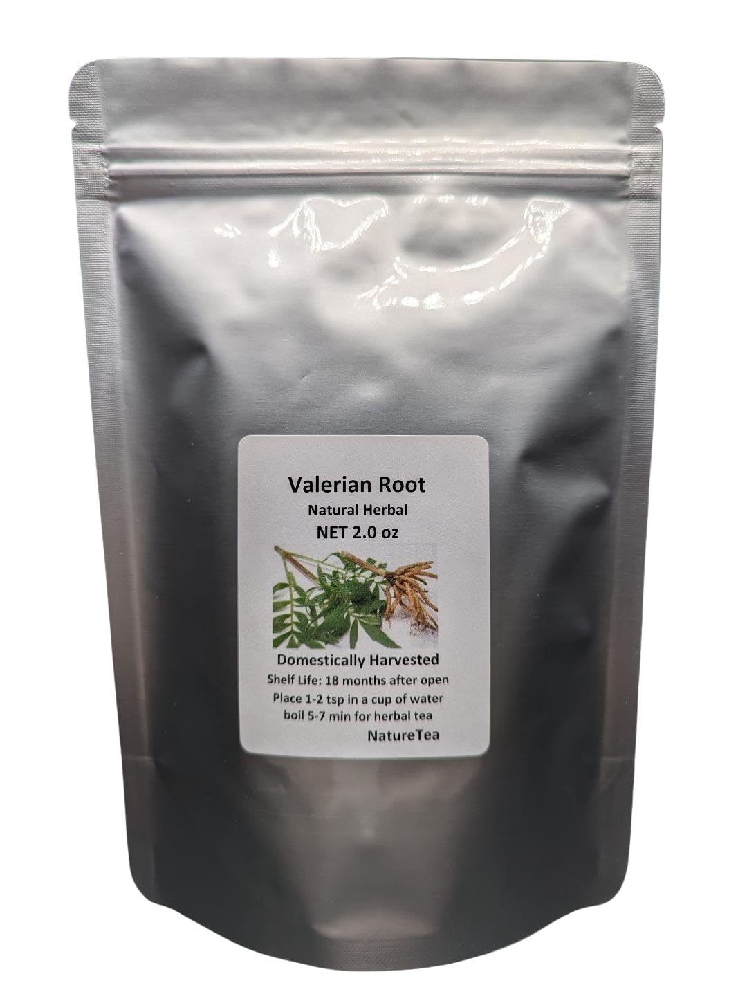 Nature Tea Valerian Root Dried Loose Cut - 2 oz