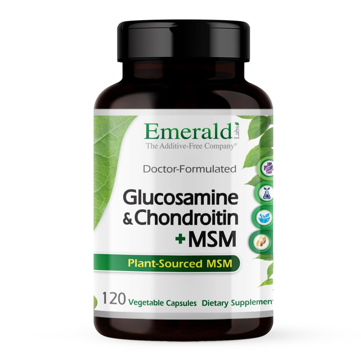 Emerald Labs Glucosamine & Chondroitin with MSM - 120 Capsules