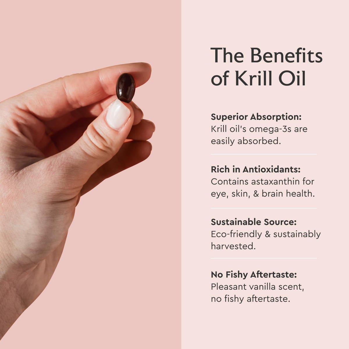 Alaya Naturals Antarctic Krill Oil 500mg Omega-3 - 60 Softgels - image 5