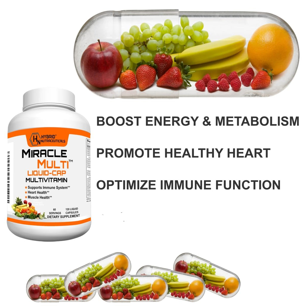Hybrid Nutraceuticals MiracleMulti Multivitamin - 120 Softgels - image 2