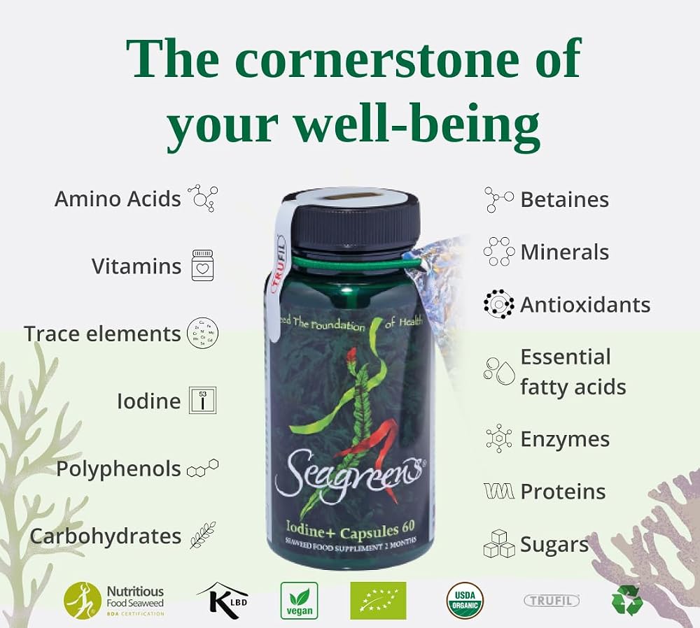 Seagreens Everyday Iodine+ - 60 Capsules - image 4