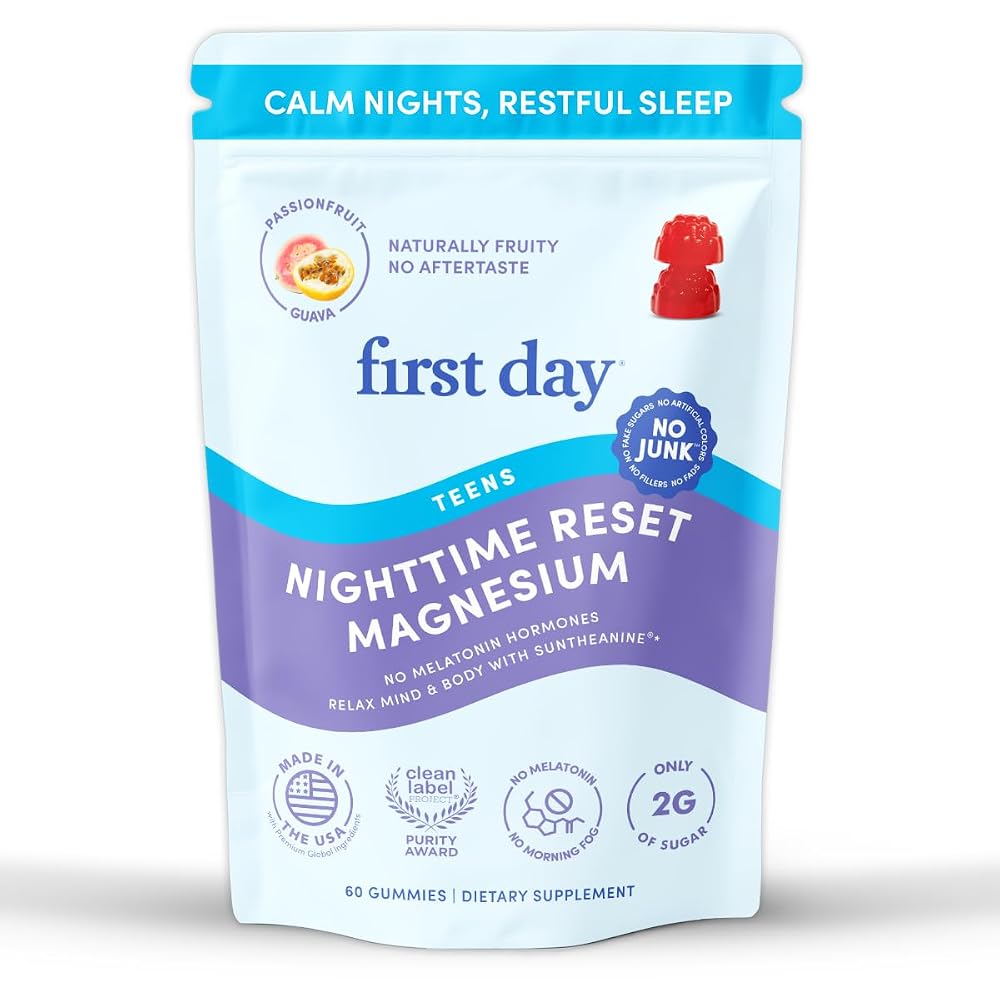 First Day Kids’ Nighttime Reset Calming Magnesium Gummies
