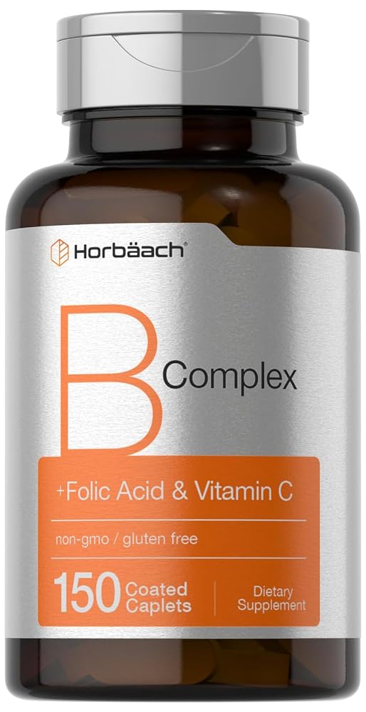 Horbäach B Complex Vitamins for Women and Men - 150 Caplets