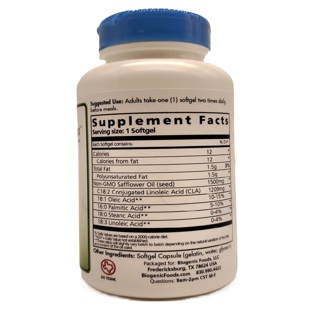 Biogenic Foods Conjugated Linoleic Acid Oil - Free Fatty Acid 1 - image 2
