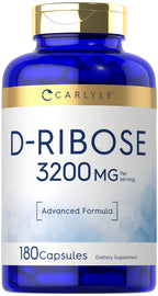 Carlyle D-Ribose Capsules 3200mg - 180 Capsules