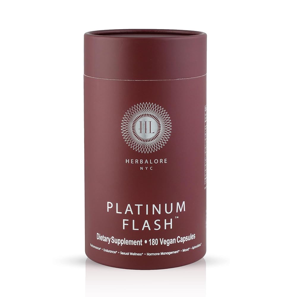 Herbalore Platinum Flash Herbal Supplement - 180 Vegan Capsules - image 2