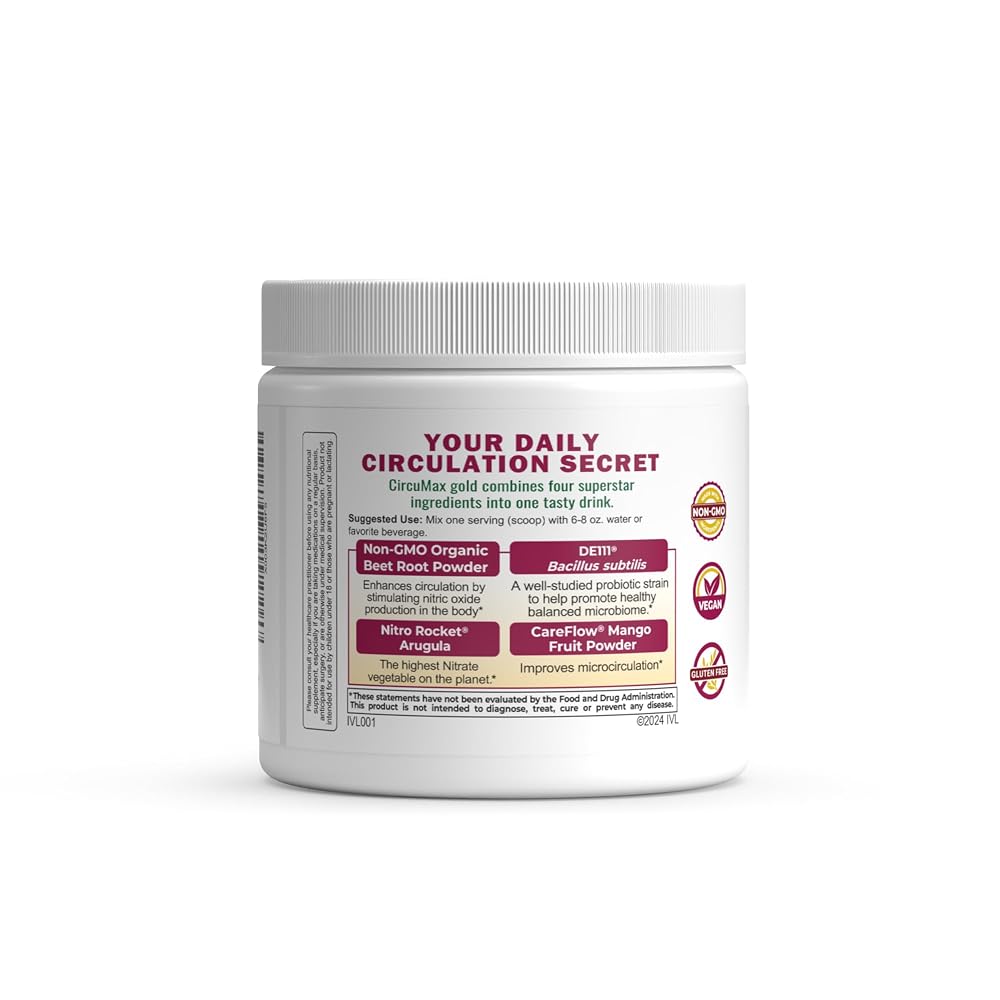 IVL CircuMax Gold Nitric Oxide Booster Powder - 30 Servings - image 3