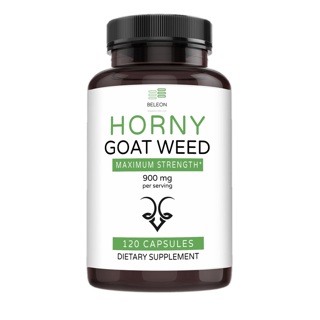 Beleon Goods For Life Horny Goat Weed Extract 900 mg - 120 Capsules