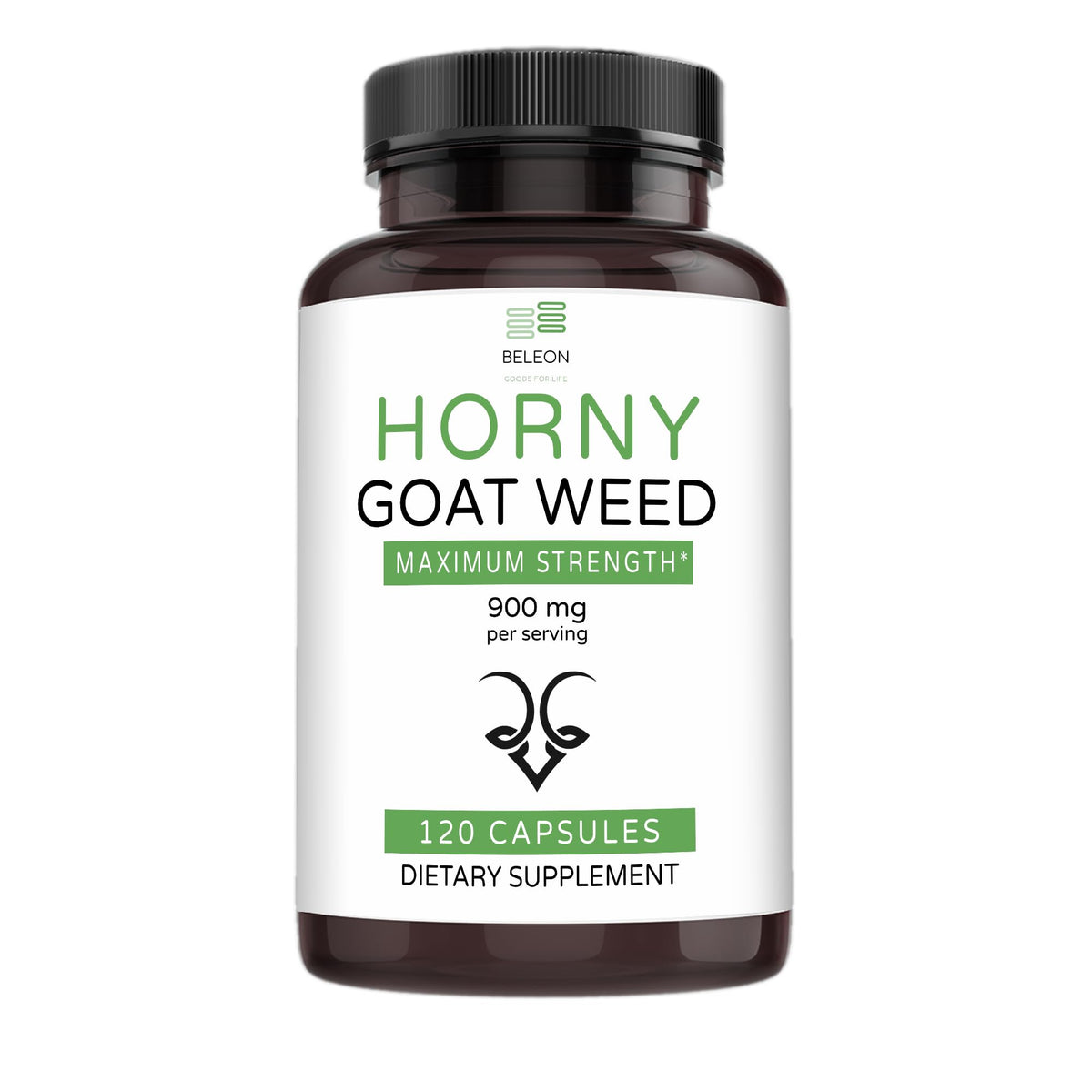Beleon Goods For Life Horny Goat Weed Extract 900 mg - 120 Capsules