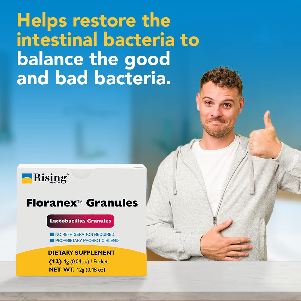 Rising Health Floranex Lactobacillus Probiotic Granules - 12 Packets - image 8