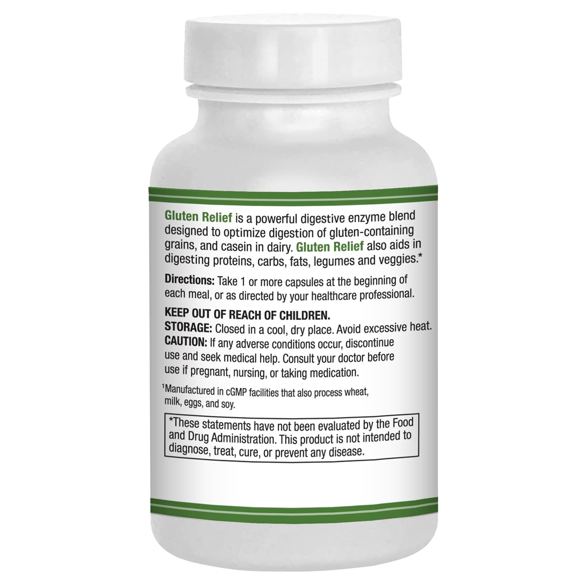 AST Enzymes Gluten Relief Plus Digestive Enzyme - 90 Vegetarian Capsules - image 2