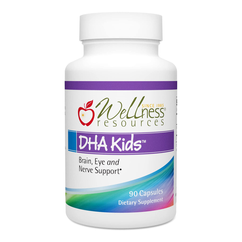 Wellness Resources DHA Kids Omega 3 Brain Health - 90 Softgels