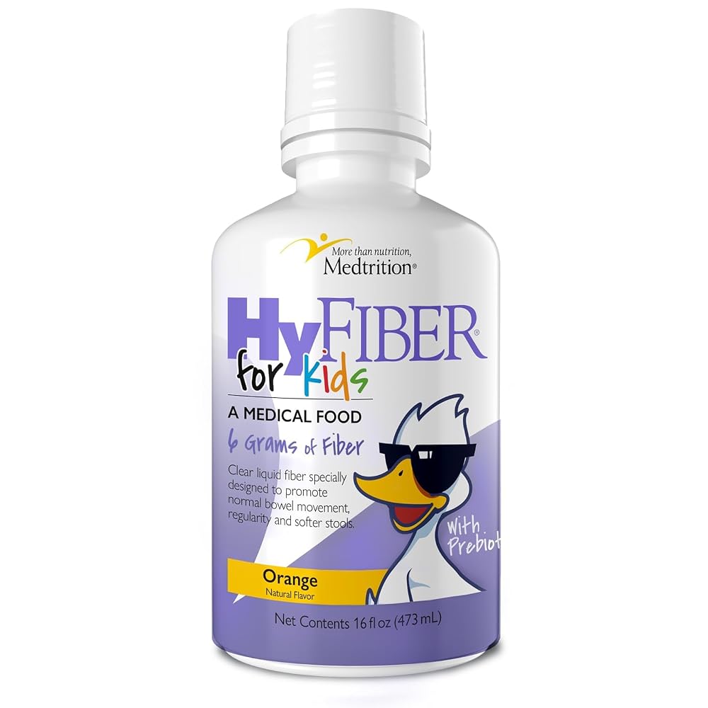 Medtrition HyFiber Liquid Fiber for Kids in Only One Tablespoon