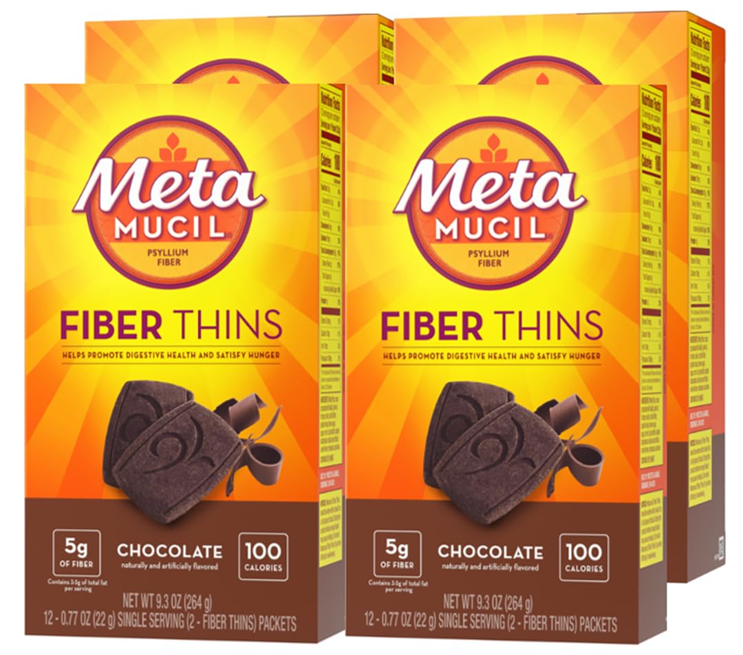 Metamucil Metamucil Fiber Thins Psyllium Husk Supplement Digestive