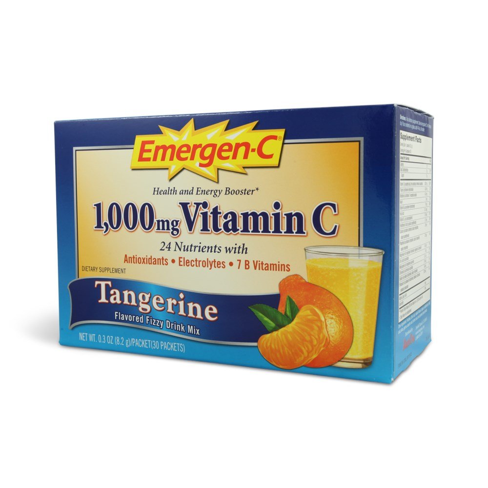 Alacer Emergen-C Tangerine Vitamin C 1000 mg - 30 Packets