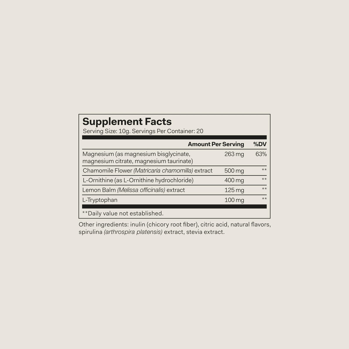 The Nue Co. Magnesium Gut Barrier+ Powder - 200g - image 2