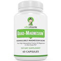 VitaMonk Magnesium Complex Glycinate Malate Taurate Orotate - 60 Capsules