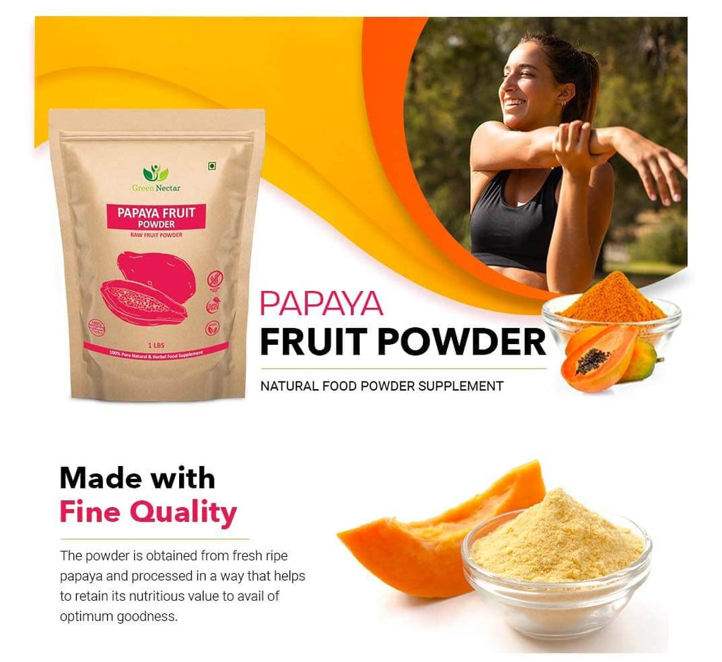Generic Green Nectar Papaya Fruit Extract Powder - 2 lb - image 4