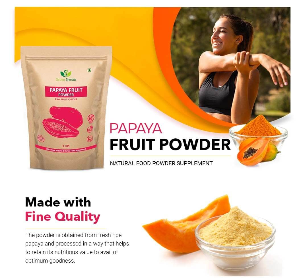Generic Green Nectar Papaya Fruit Extract Powder - 2 lb - image 4