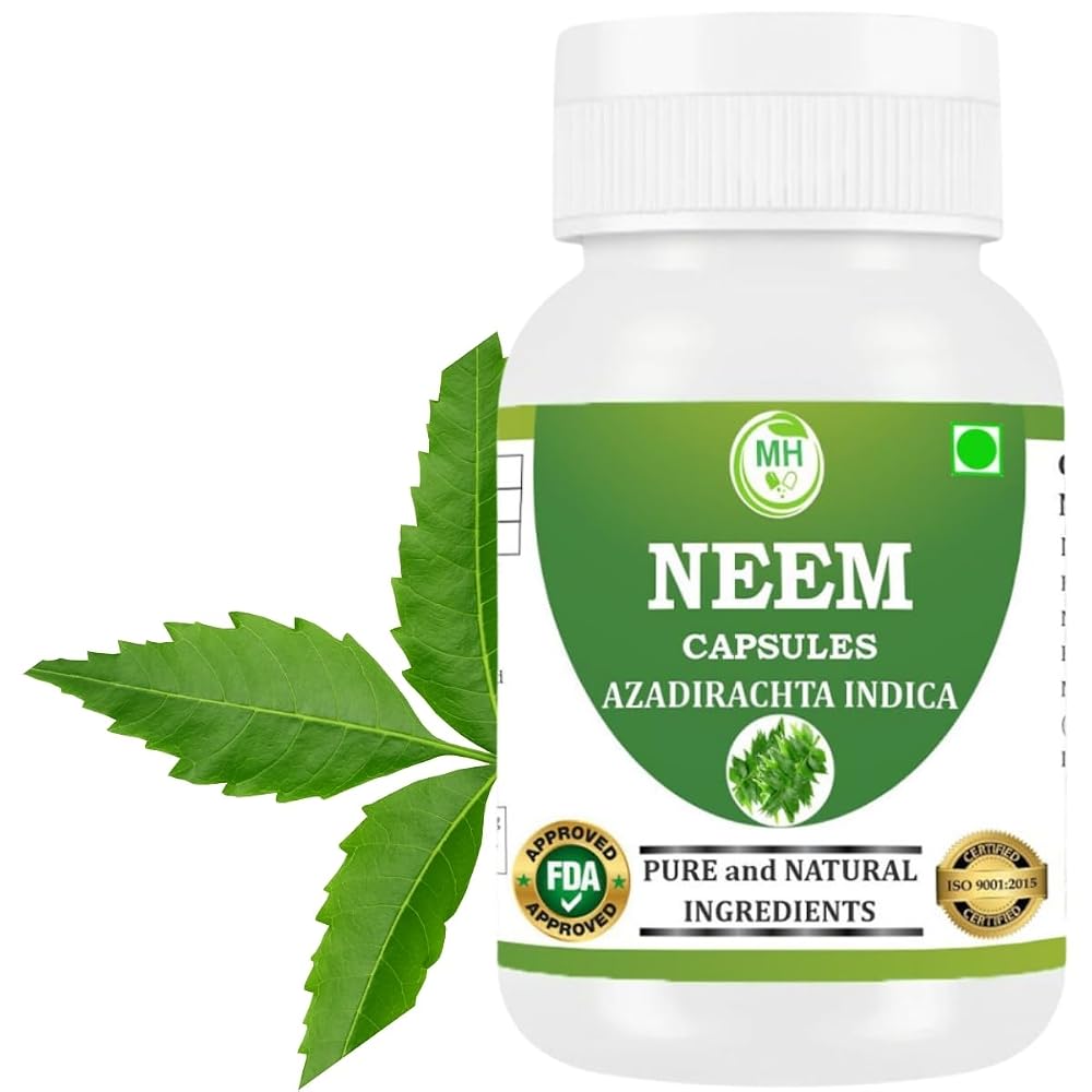 Morsan Healthcare Neem Capsules 500 mg - 60 Vegetarian Capsules