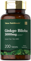 Carlyle Ginkgo Biloba Extra Strength - 200 Vegetarian Tablets