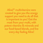 Nature's Way Alive! Daily Energy Multivitamin - 120 Tablets - image 7