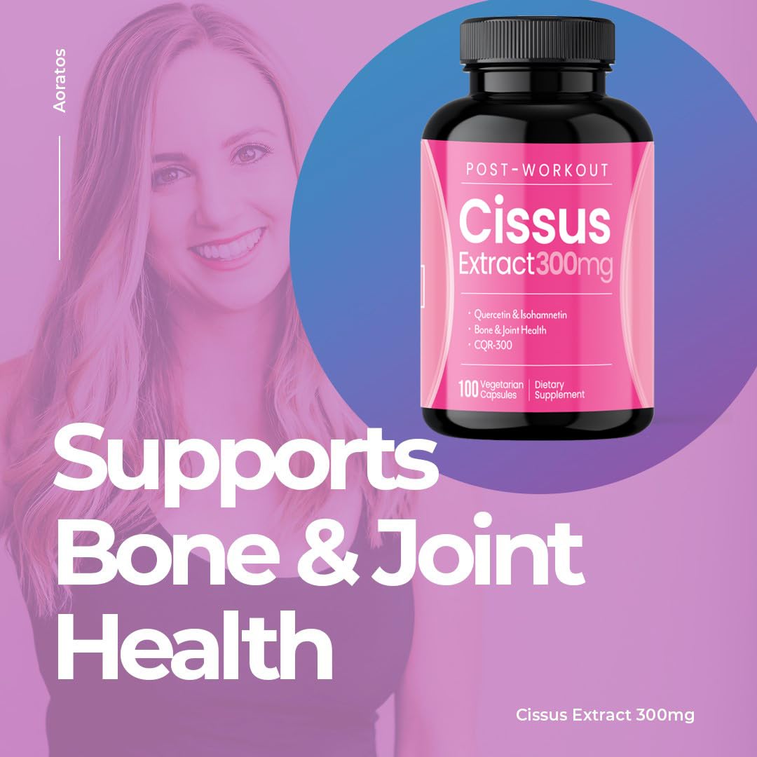 Aoratos Cissus Extract 300mg - 100 Vegetarian Capsules - image 4