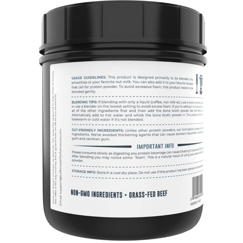 Left Coast Performance Bone Broth Powder