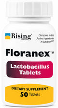 Rising Health Floranex Lactobacillus Probiotic Tablets - 50 Tablets