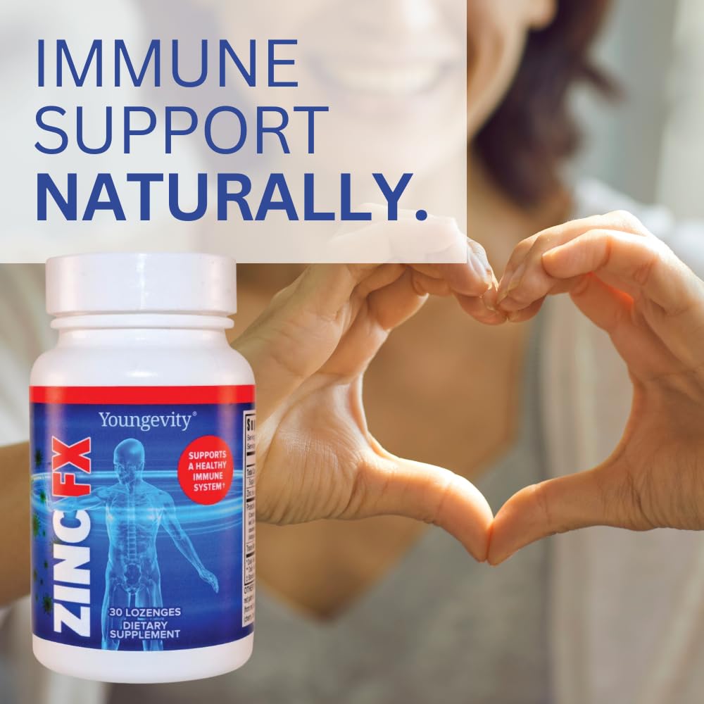 Youngevity Zinc FX Chewable Zinc with Elderberry & Trace Minerals - 120 Lozenges - image 3