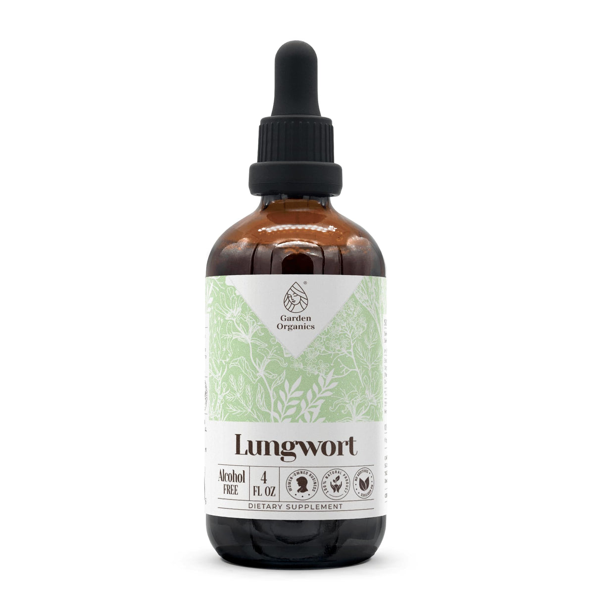 Garden Organics Lungwort Alcohol-Free Natural Tincture Extract