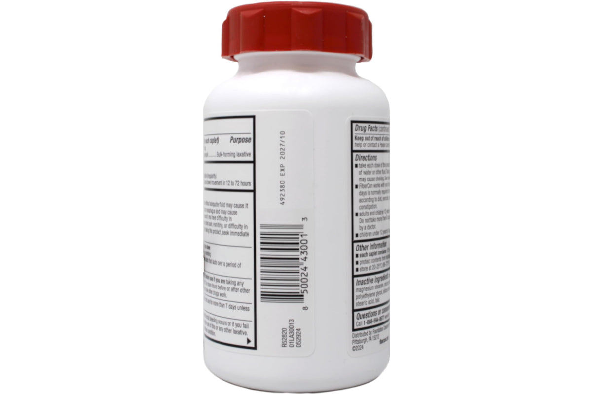 Fibercon Fiber Therapy for Regularity - 140 Caplets - image 3