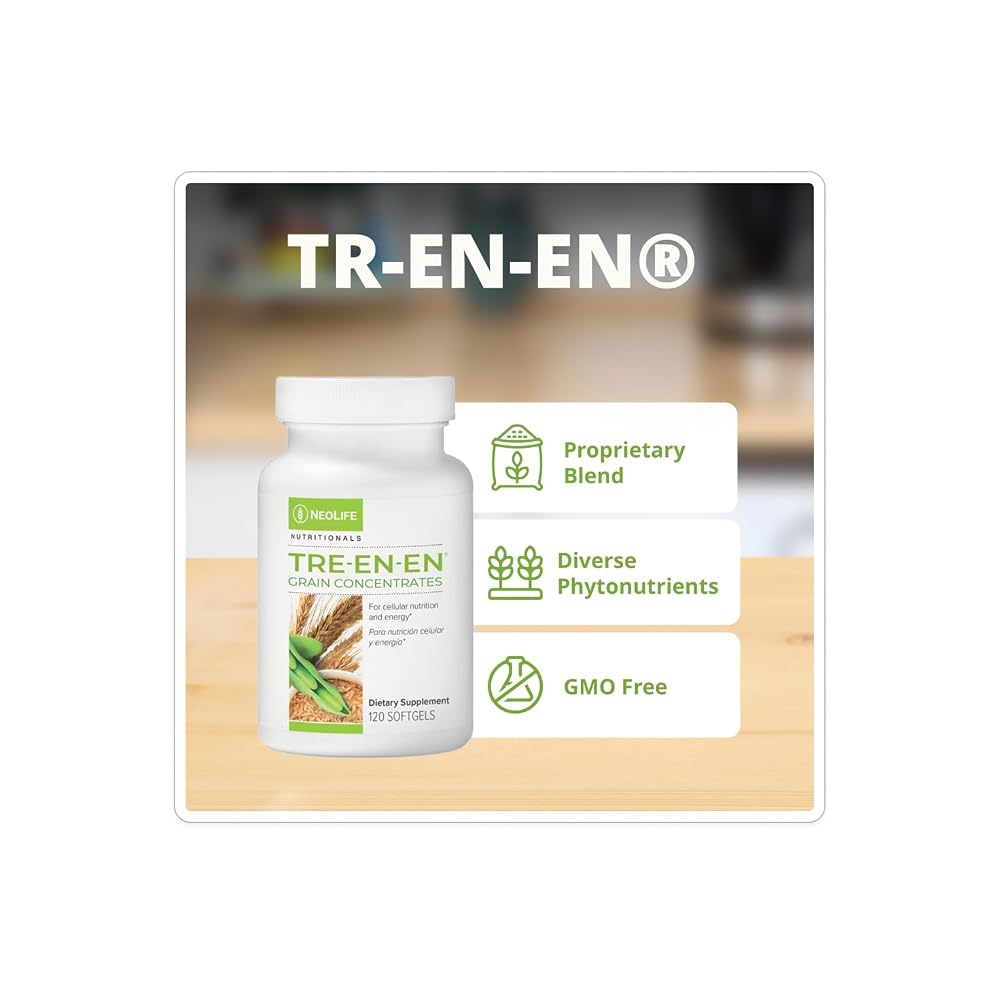 NeoLife Tre-en-en Grain Concentrates Energy & Endurance - 120 Softgels - image 2