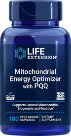 Life Extension Mitochondrial Energy Optimizer with PQQ - 180 Vegetarian Capsules