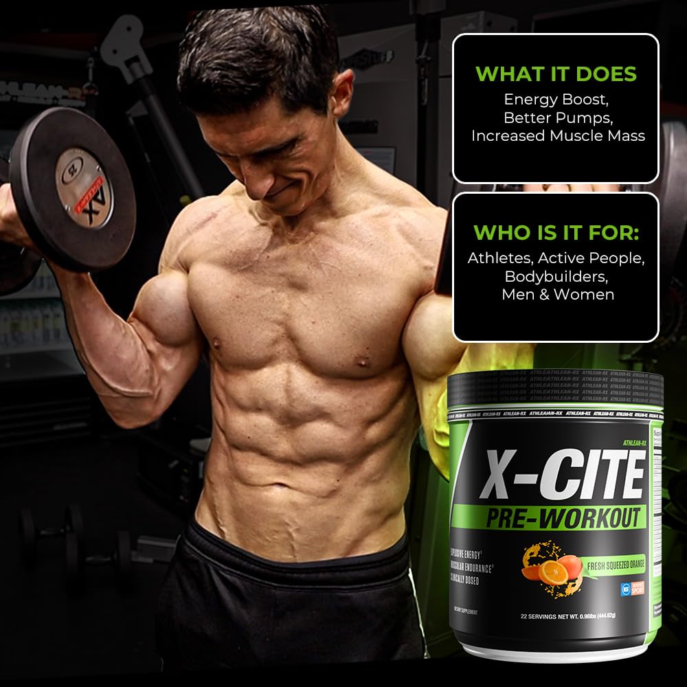 ATHLEAN-RX X-CITE Pre-Workout by ATHLEAN-X - Enhanced Formula