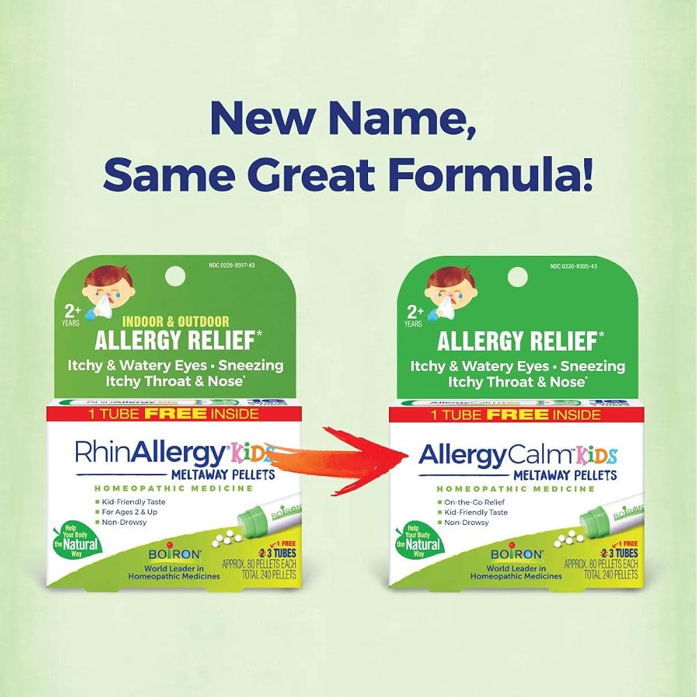 Boiron AllergyCalm Kids Pellets for Relief from Allergy and Hay Fever - image 2