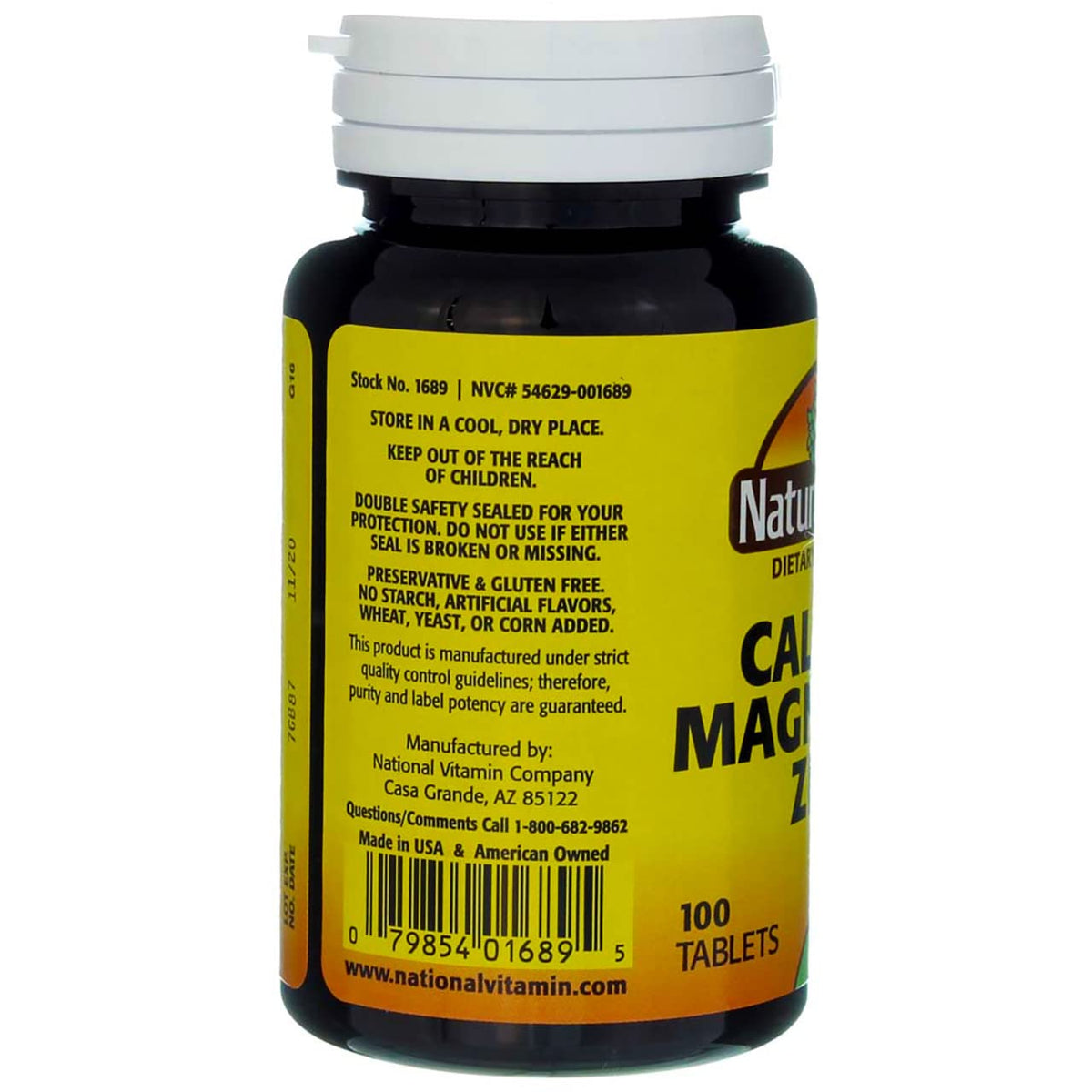 Nature's Blend Calcium Magnesium Zinc - 200 Tablets - image 2
