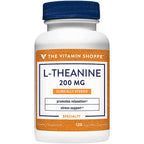 The Vitamin Shoppe L-Theanine 200 MG Calm Focus - 120 Vegetable Capsules