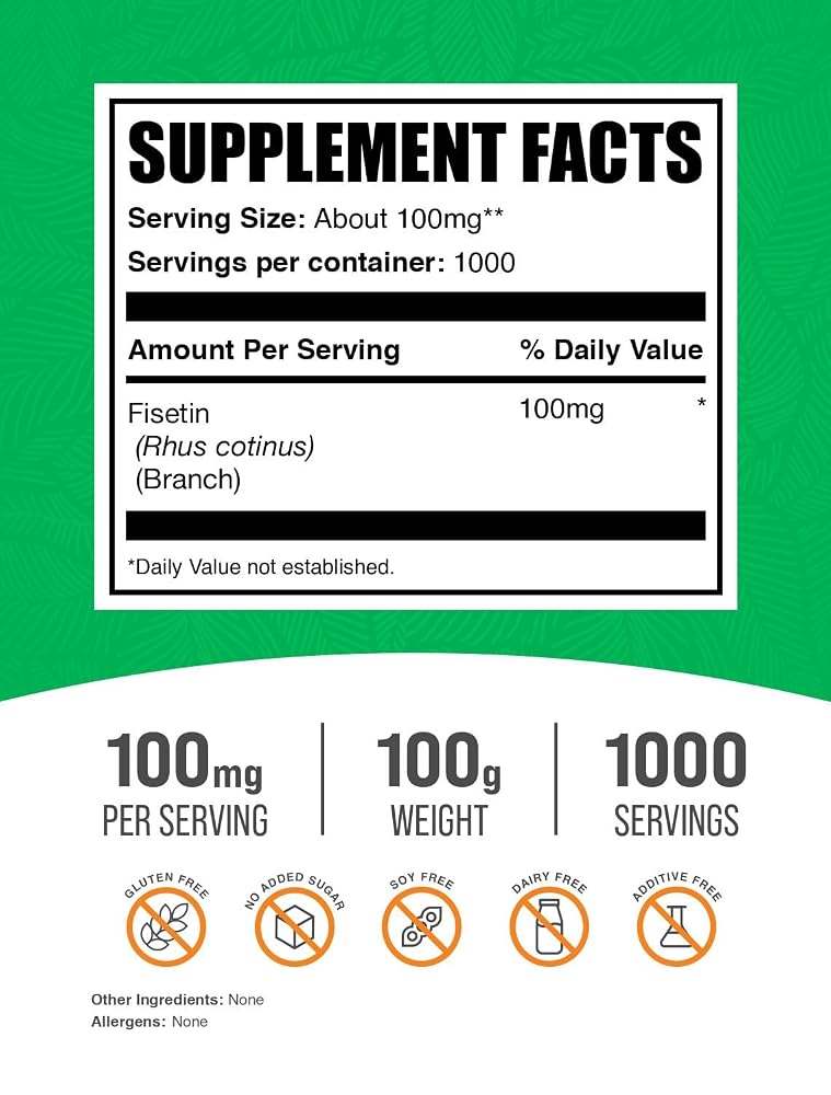 BulkSupplements.com Fisetin Powder