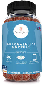 Sunergetic Premium Eye Support Gummies - Lutein with Zeaxanthin
