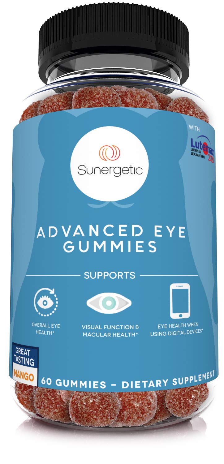 Sunergetic Premium Eye Support Gummies - Lutein with Zeaxanthin