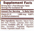 Sundance Vitamin B-12 1000 mcg Fast Dissolve Tablets - 120 Count - image 5