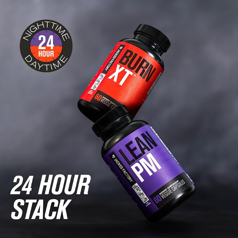 Jacked Factory Burn-XT + Lean-PM Kit - 120 Capsules - image 2