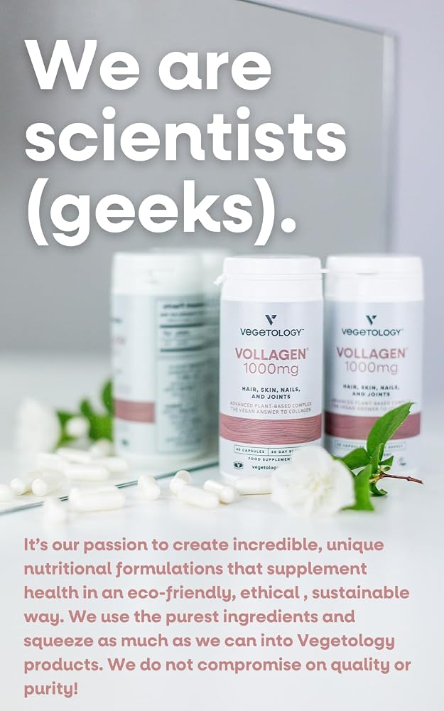 VEGETOLOGY Vollagen Plant Based Protein Complex - 60 Tablets - image 6